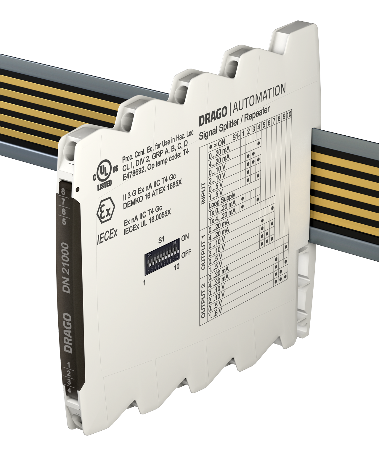 DRAGO Automation GmbH - Signal/Speise-Splitter DN 21000 6 mm Serie